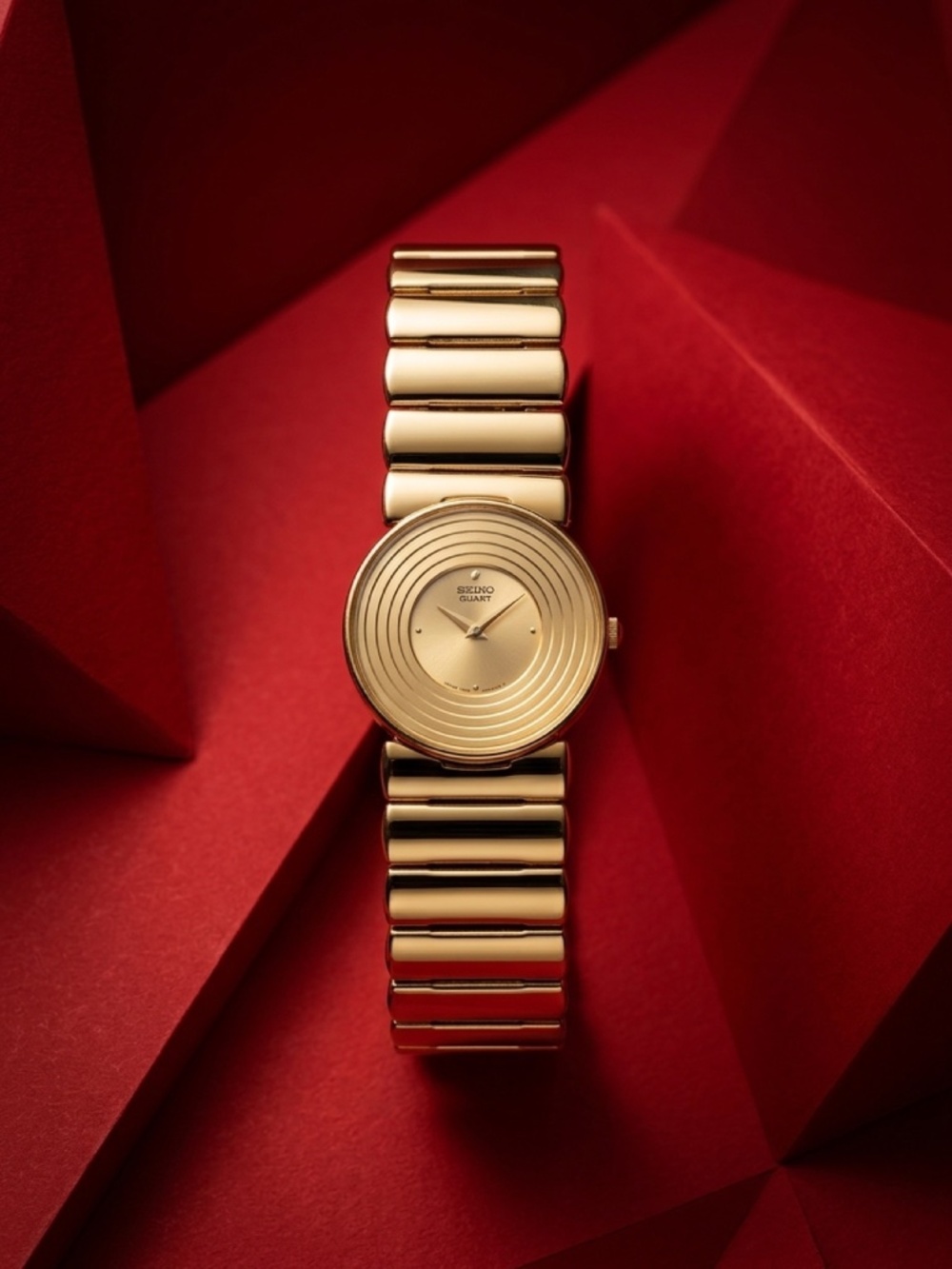Vintage Women's Seiko Quartz Watch 1N00-0B50 Gold Tone - Working & Cleaned